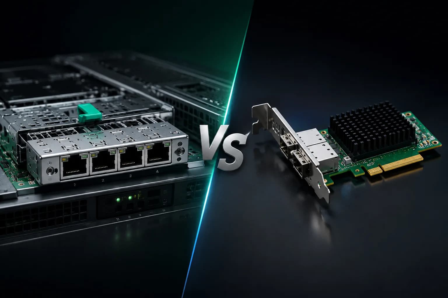 کارت شبکه سرور: FlexibleLOM و PCIe NIC در HPE